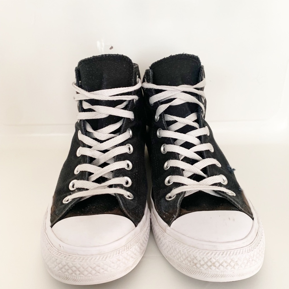 RARE CONVERSE  70 FEAR LOVE  Black White Red